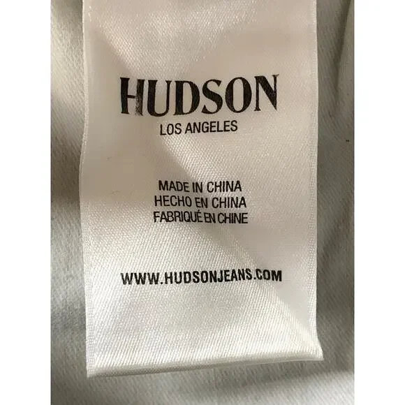 Hudson Gracie Alexandria Shorts Mid Rise Distressed Ripped Cutoff Denim NWOT 32